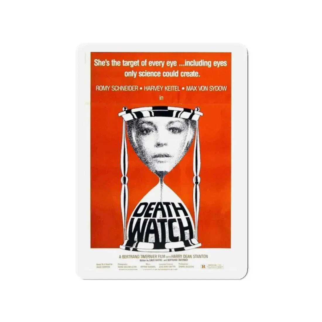 DEATH WATCH 1980 Movie Poster - Refrigerator Magnet 2 Inch - The Sticker Space