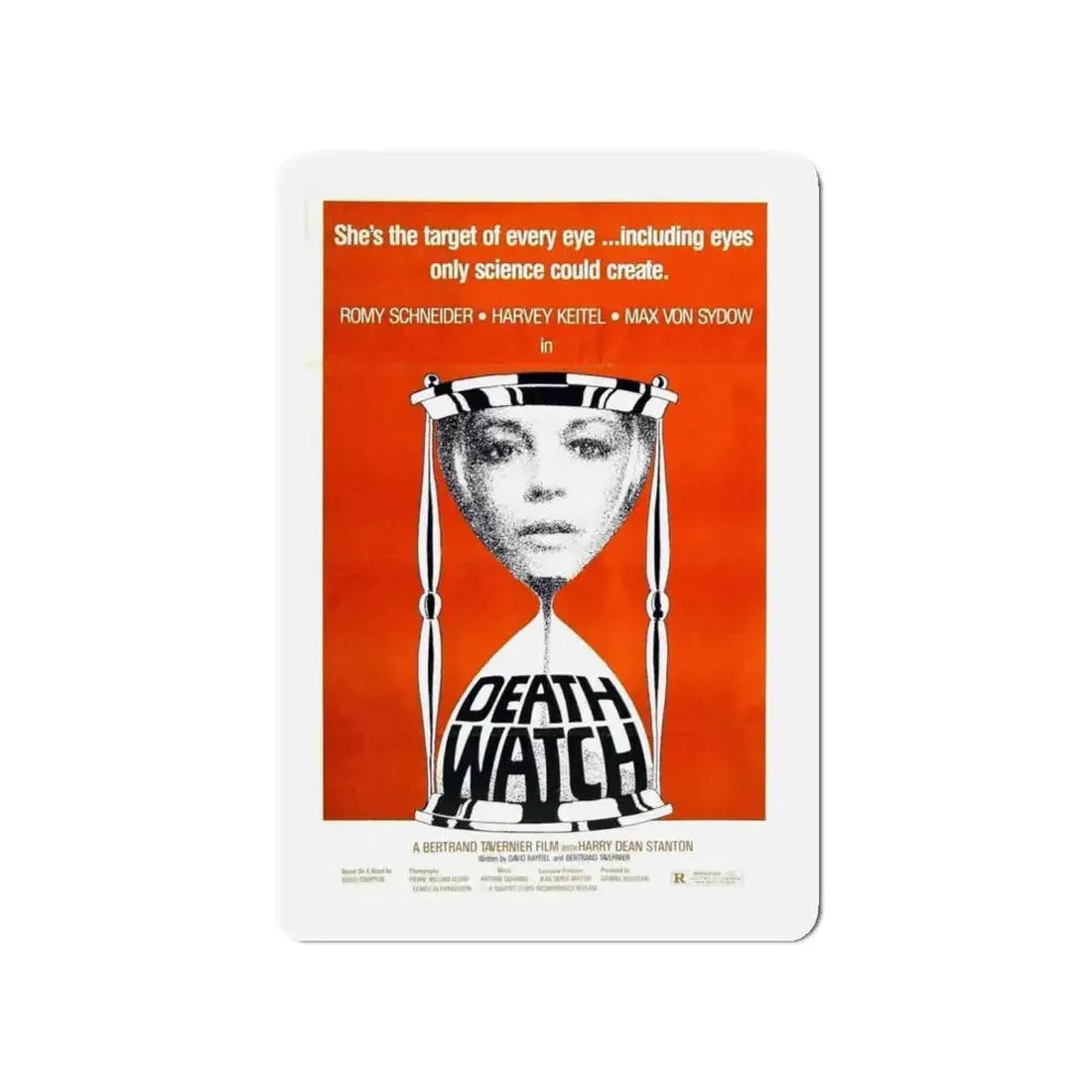 DEATH WATCH 1980 Movie Poster - Refrigerator Magnet 4 Inch - The Sticker Space
