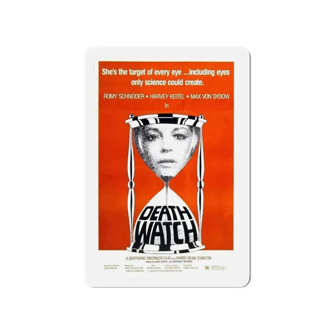 DEATH WATCH 1980 Movie Poster - Refrigerator Magnet - The Sticker Space