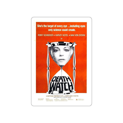 DEATH WATCH 1980 Movie Poster STICKER Vinyl Die-Cut Decal-3 Inch-The Sticker Space