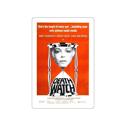 DEATH WATCH 1980 Movie Poster STICKER Vinyl Die-Cut Decal-4 Inch-The Sticker Space