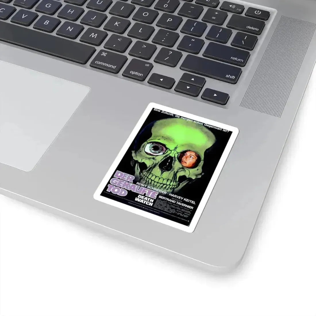 DEATH WATCH (GERMAN) 1980 Movie Poster - STICKER Vinyl Kiss-Cut Decal - The Sticker Space
