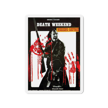 DEATH WEEKEND (HOUSE BY THE LAKE) 1976 Movie Poster - Die-Cut Magnet-2" x 2"-The Sticker Space