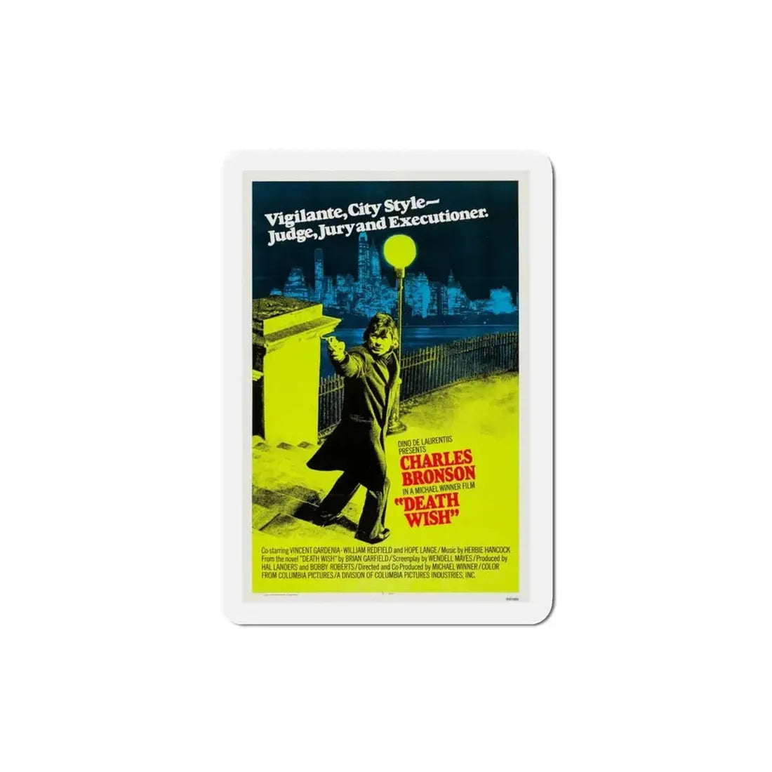 Death Wish 1974 2 Movie Poster Refrigerator Magnet - The Sticker Space