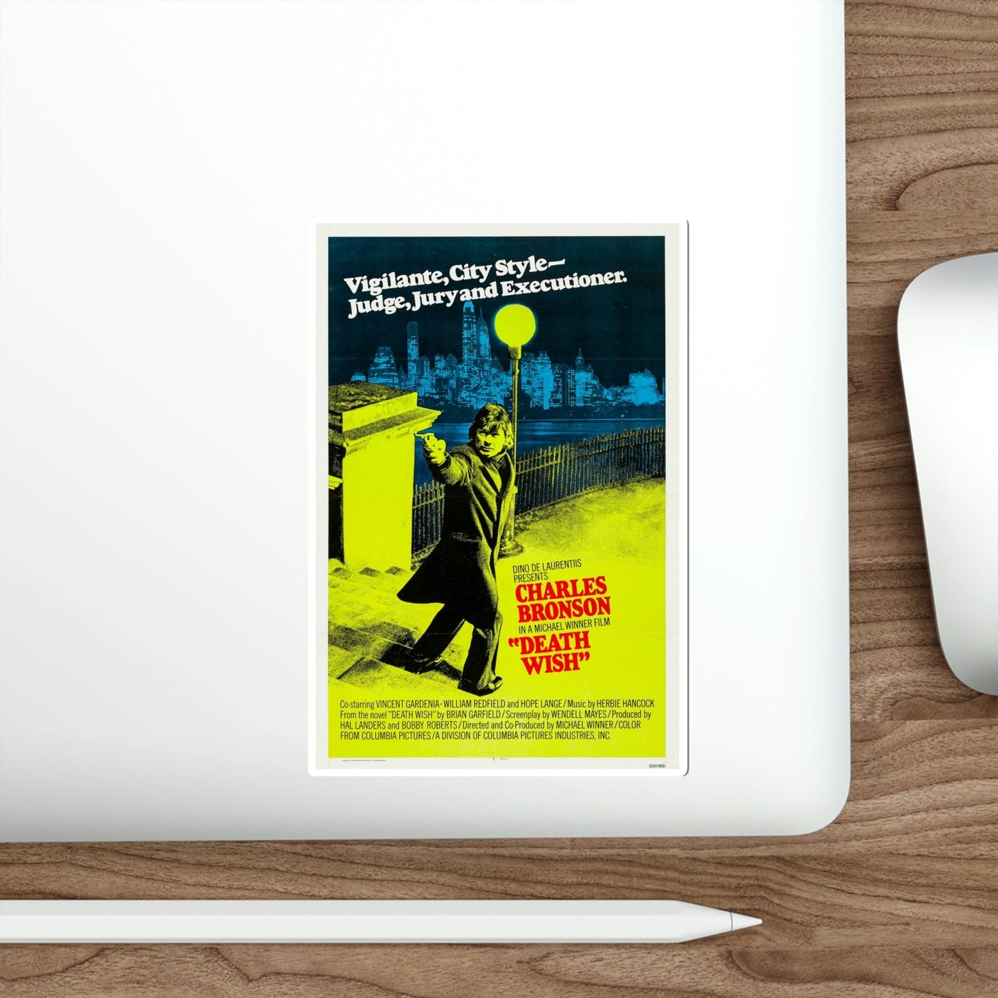 Death Wish 1974 2 Movie Poster STICKER Vinyl Die-Cut Decal-The Sticker Space