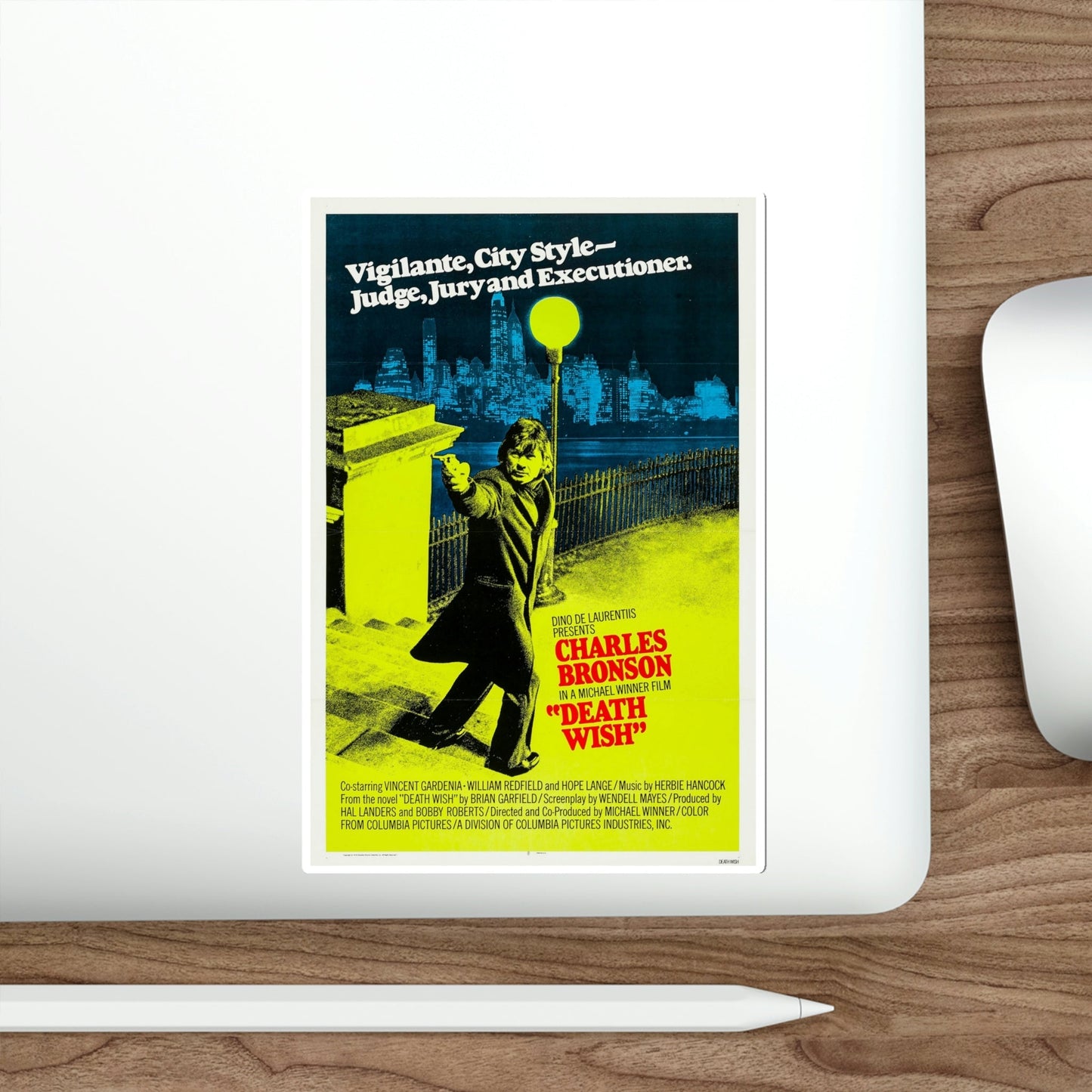 Death Wish 1974 2 Movie Poster STICKER Vinyl Die-Cut Decal-The Sticker Space