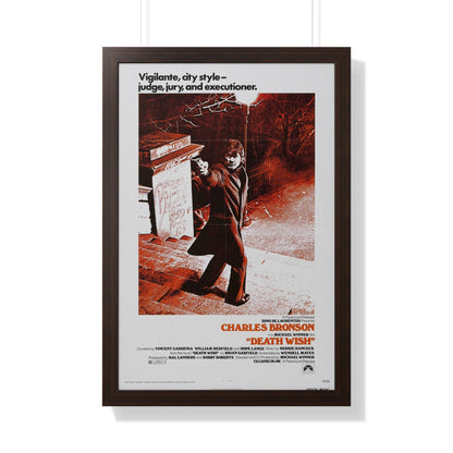 DEATH WISH 1974 - Framed Movie Poster-20" x 30"-The Sticker Space