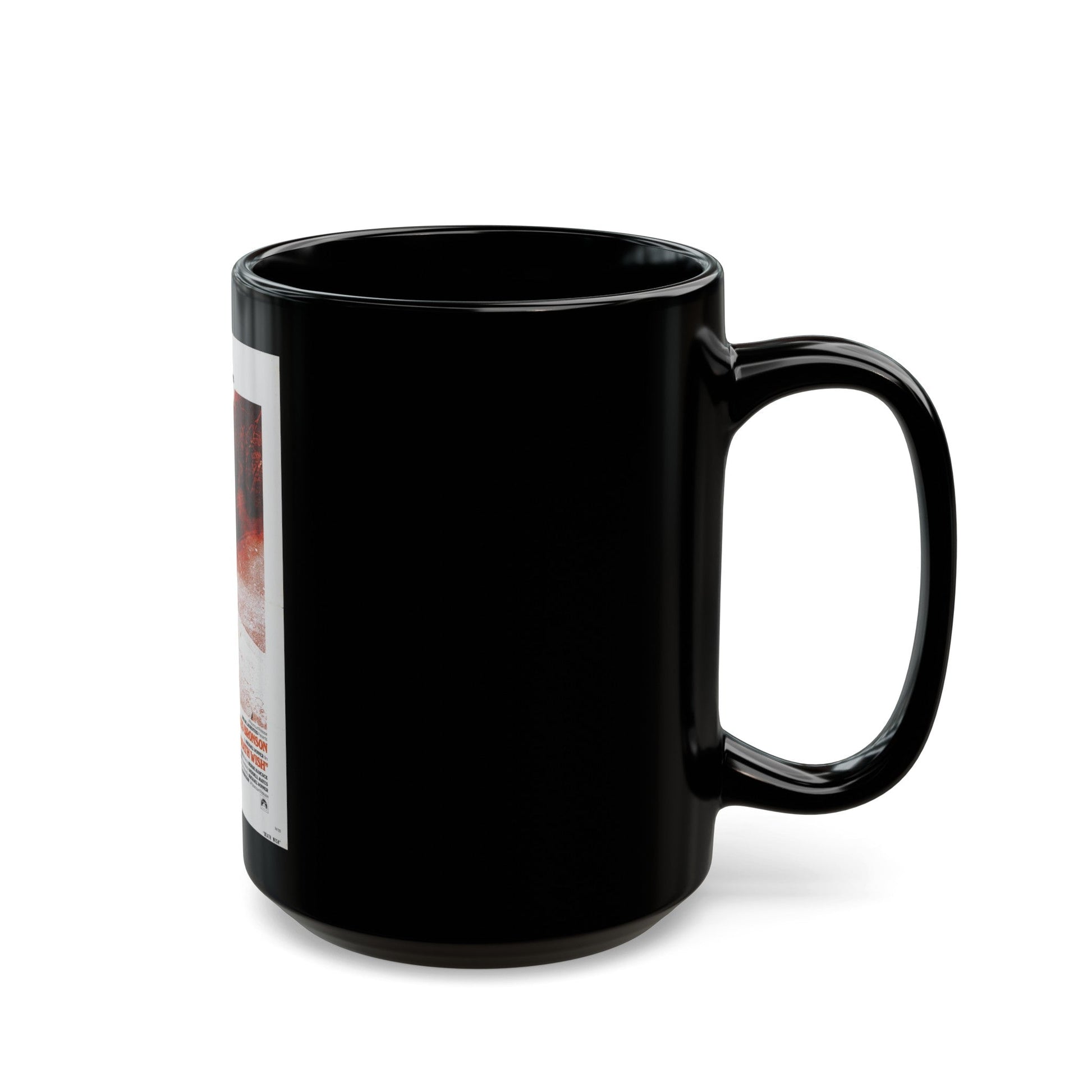 DEATH WISH 1974 Movie Poster - Black Coffee Mug-The Sticker Space