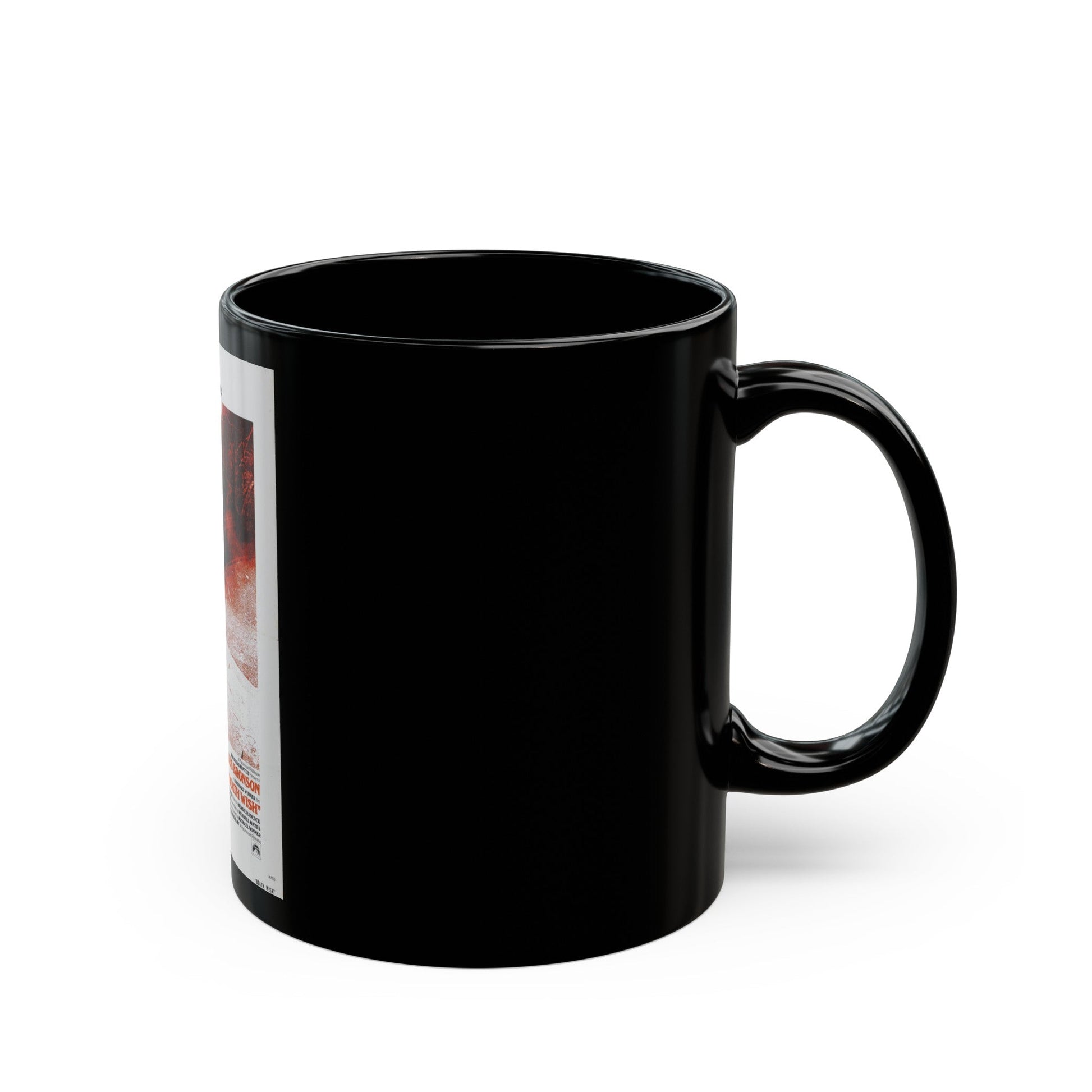 DEATH WISH 1974 Movie Poster - Black Coffee Mug-The Sticker Space