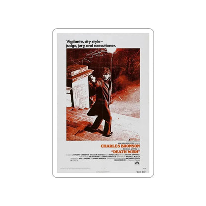 DEATH WISH 1974 Movie Poster STICKER Vinyl Die-Cut Decal - The Sticker Space