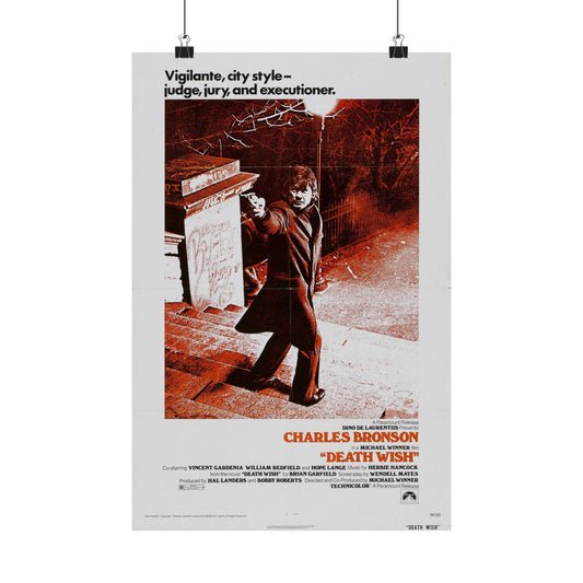 DEATH WISH 1974 - Paper Movie Poster-12″ x 18″-The Sticker Space