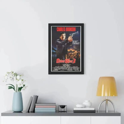 DEATH WISH 3 1985 - Framed Movie Poster - The Sticker Space