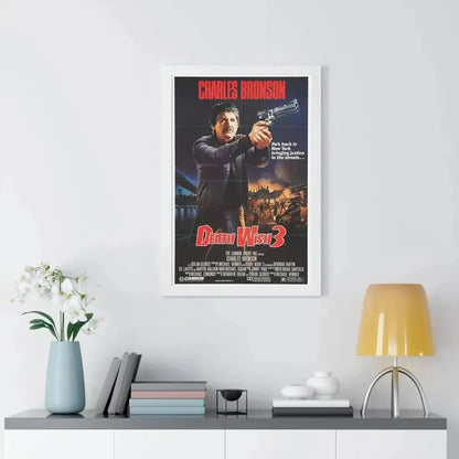 DEATH WISH 3 1985 - Framed Movie Poster - The Sticker Space