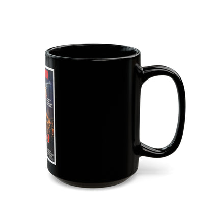 DEATH WISH 3 1985 Movie Poster - Black Coffee Mug-The Sticker Space