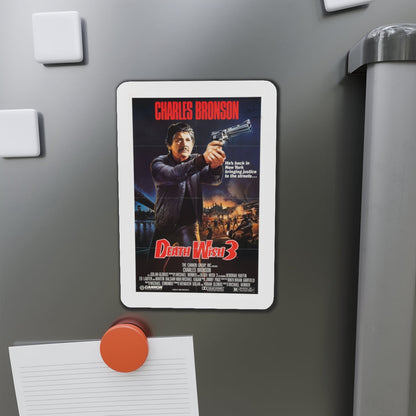 DEATH WISH 3 1985 Movie Poster - Die-Cut Magnet-The Sticker Space