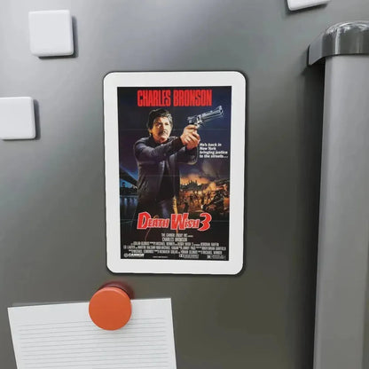 DEATH WISH 3 1985 Movie Poster - Refrigerator Magnet - The Sticker Space