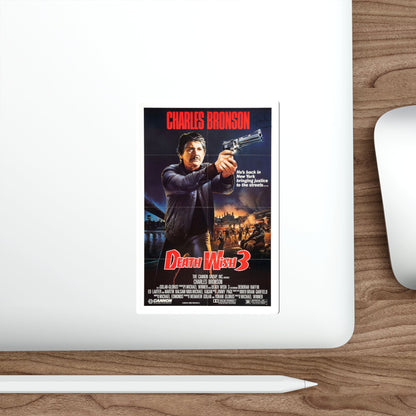 DEATH WISH 3 1985 Movie Poster STICKER Vinyl Die-Cut Decal-The Sticker Space