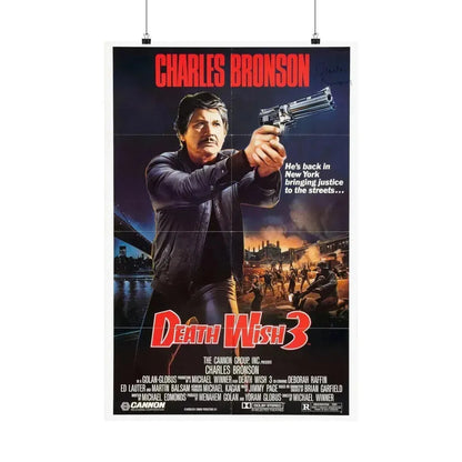 DEATH WISH 3 1985 - Paper Movie Poster 20″ x 30″ Matte - The Sticker Space