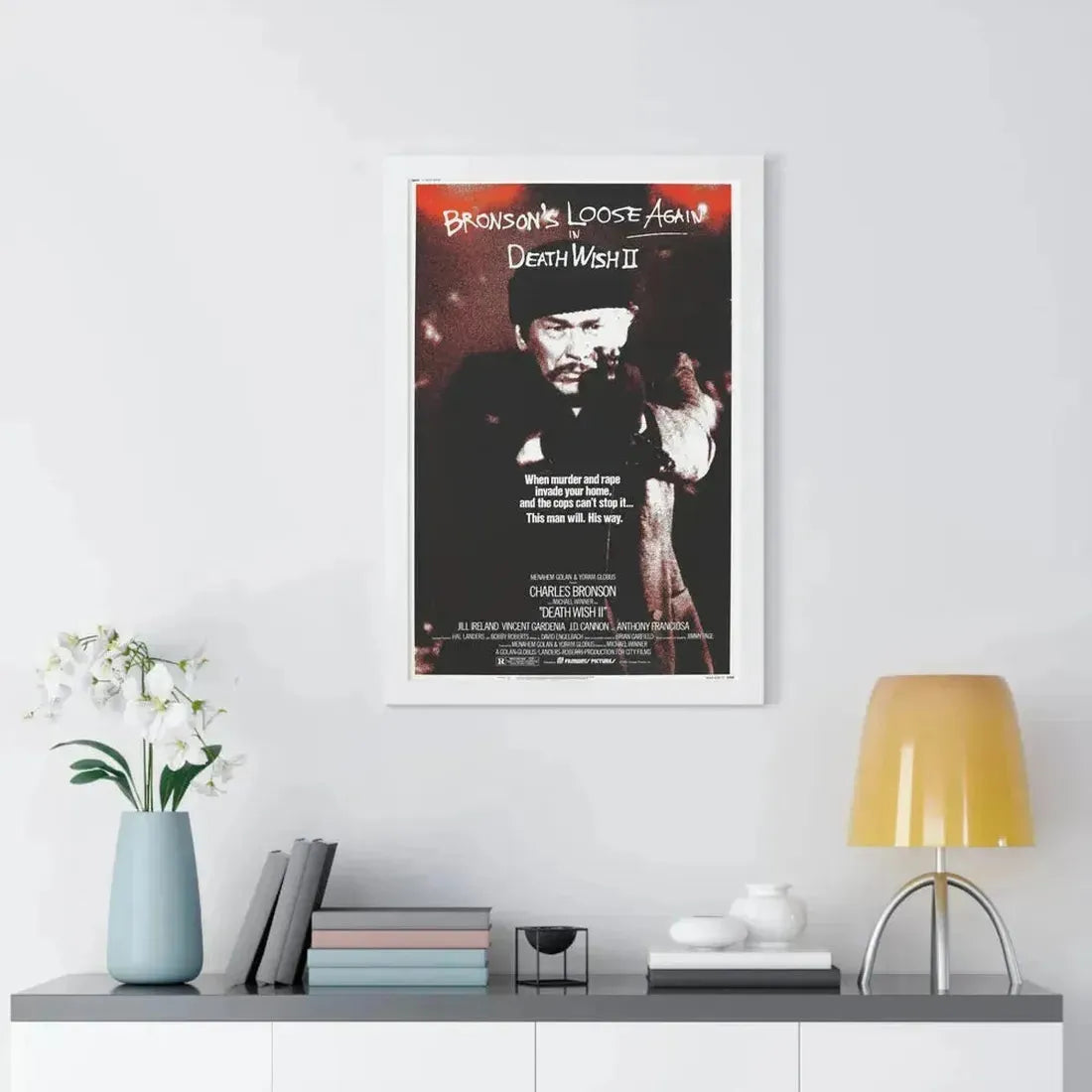 DEATH WISH II 1982 - Framed Movie Poster - The Sticker Space