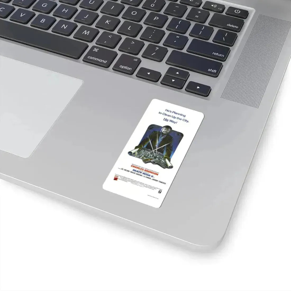 DEATH WISH II (2) 1982 Movie Poster - STICKER Vinyl Kiss-Cut Decal - The Sticker Space