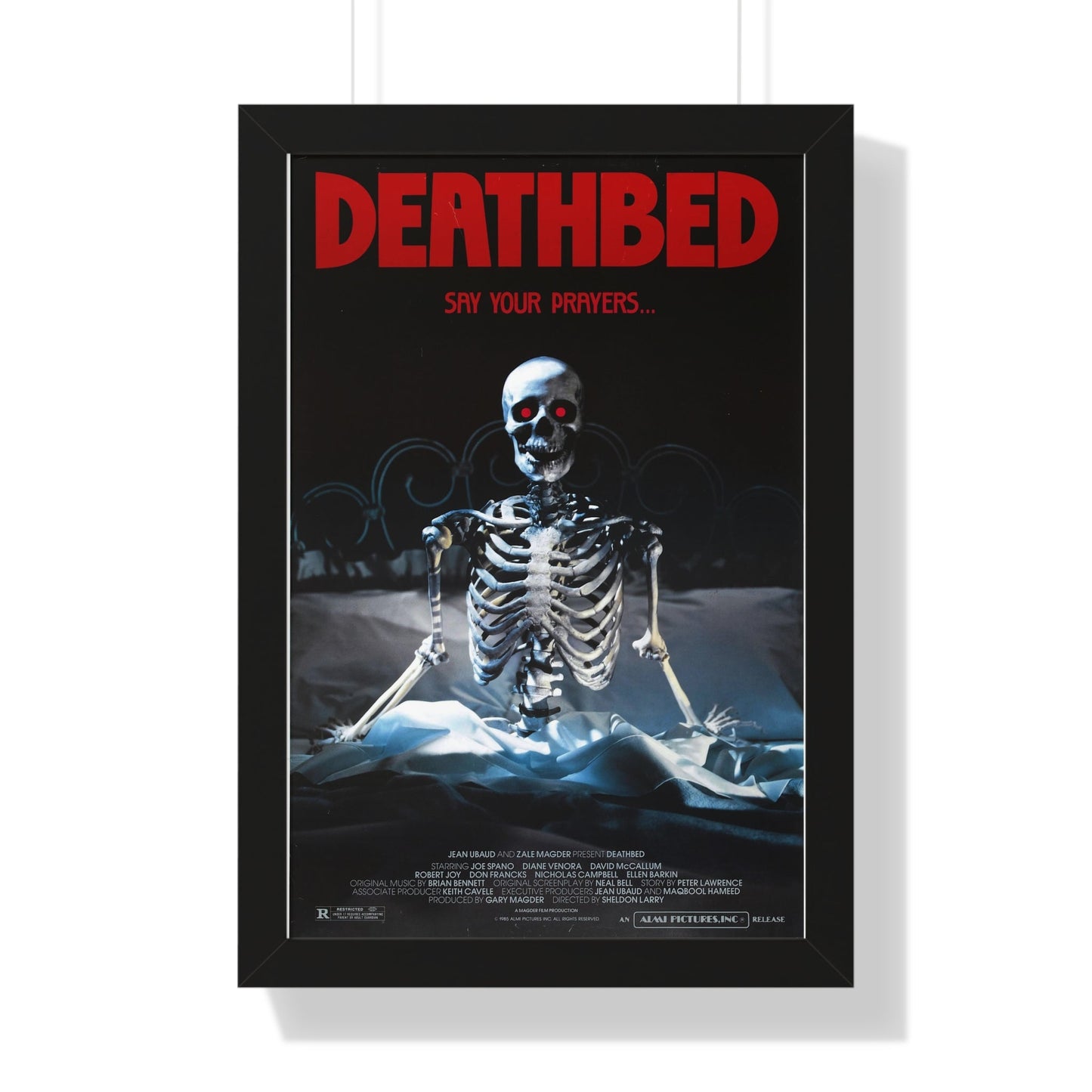 DEATHBED 1977 - Framed Movie Poster-16″ x 24″-The Sticker Space