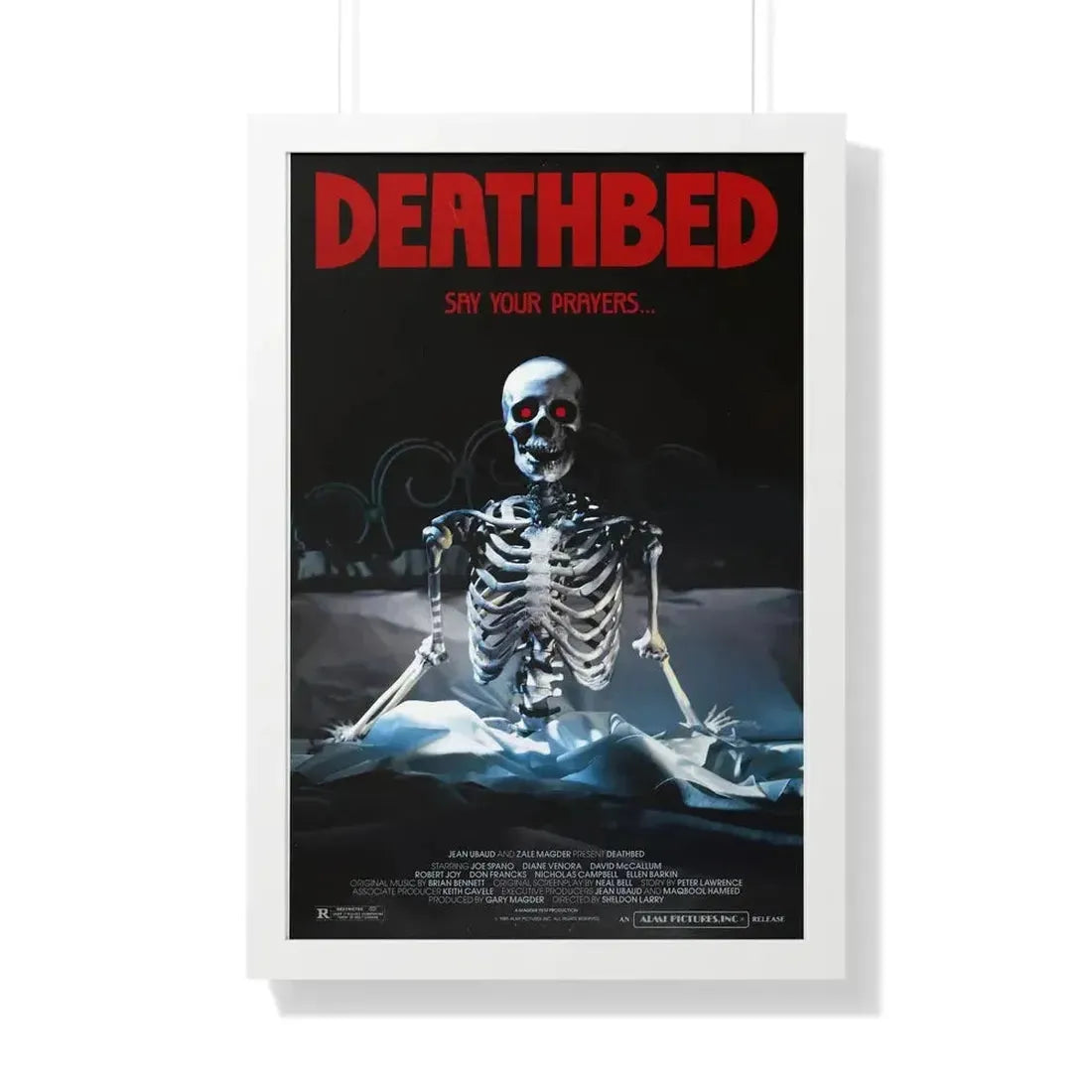 DEATHBED 1977 - Framed Movie Poster - The Sticker Space
