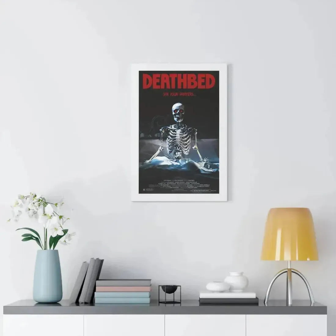 DEATHBED 1977 - Framed Movie Poster - The Sticker Space