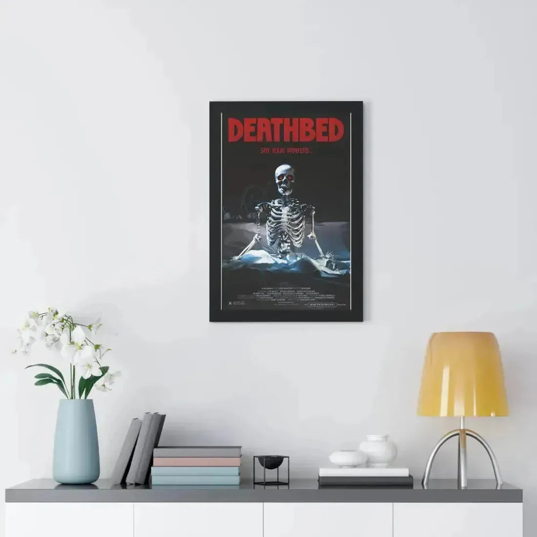 DEATHBED 1977 - Framed Movie Poster - The Sticker Space