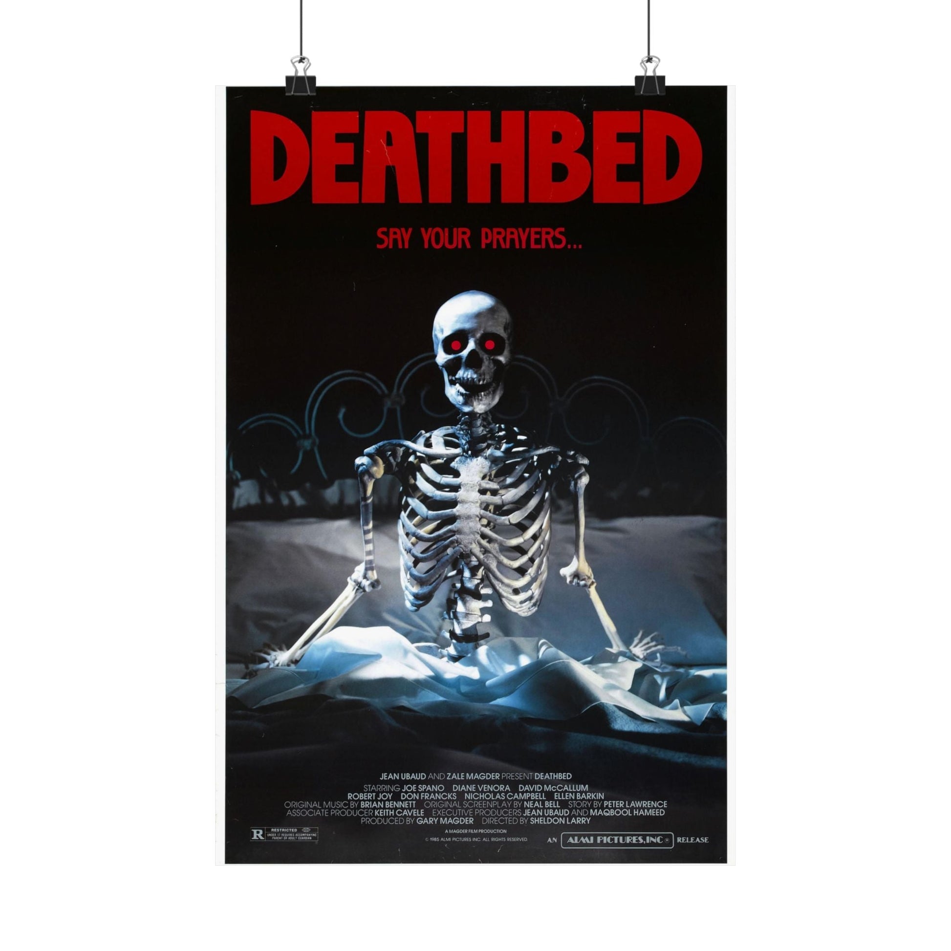 DEATHBED 1977 - Paper Movie Poster-12″ x 18″-The Sticker Space