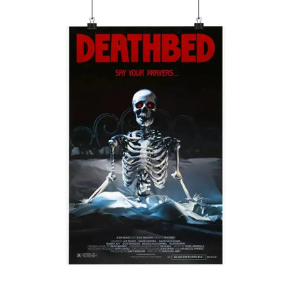 DEATHBED 1977 - Paper Movie Poster 12″ x 18″ Matte - The Sticker Space