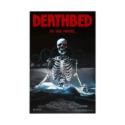 DEATHBED 1977 - Paper Movie Poster - The Sticker Space
