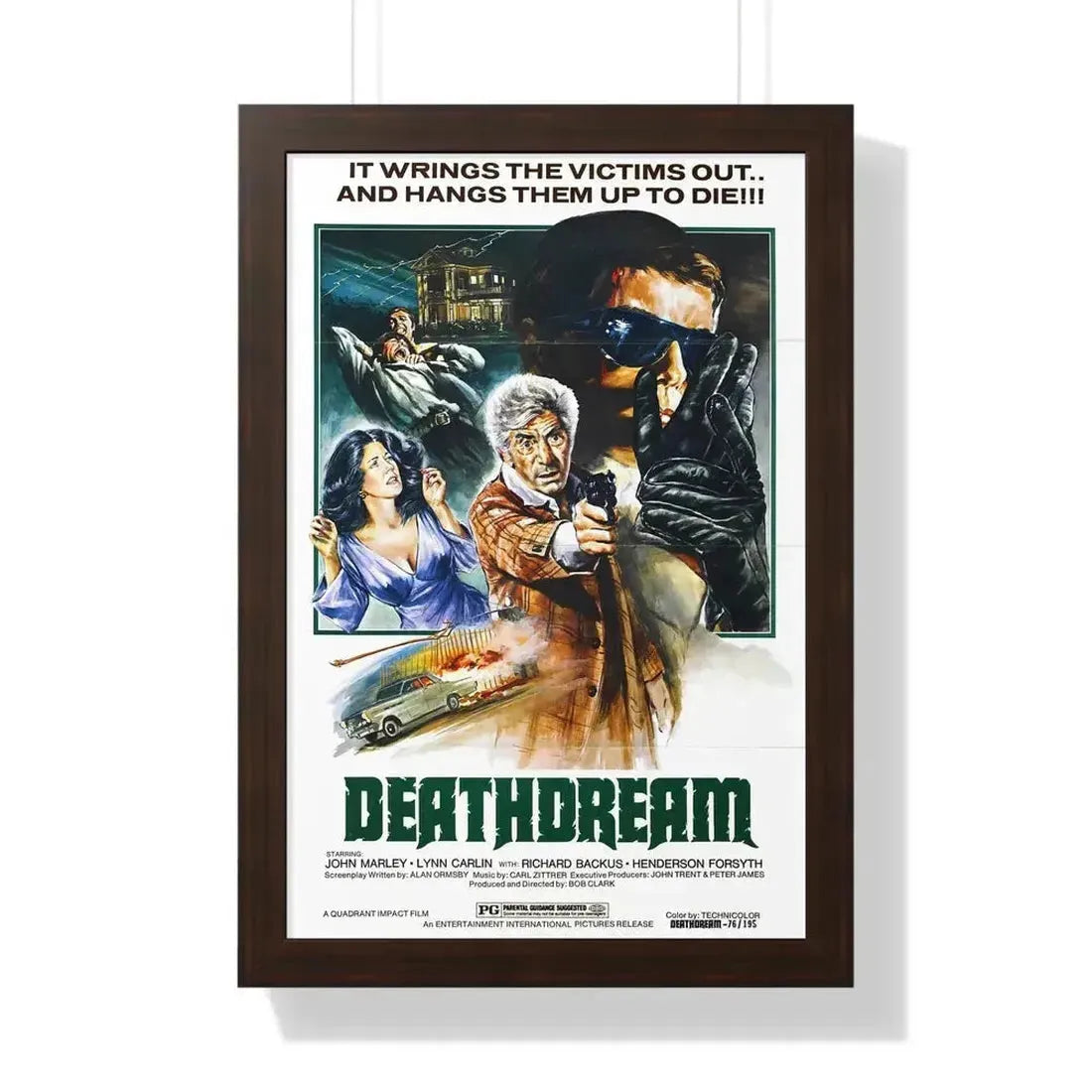 DEATHDREAM 1974 - Framed Movie Poster - The Sticker Space