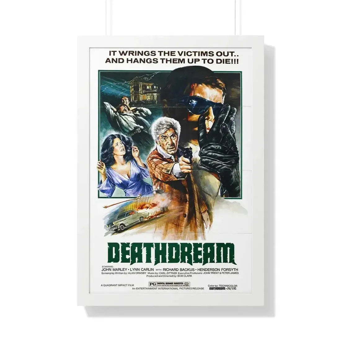 DEATHDREAM 1974 - Framed Movie Poster - The Sticker Space