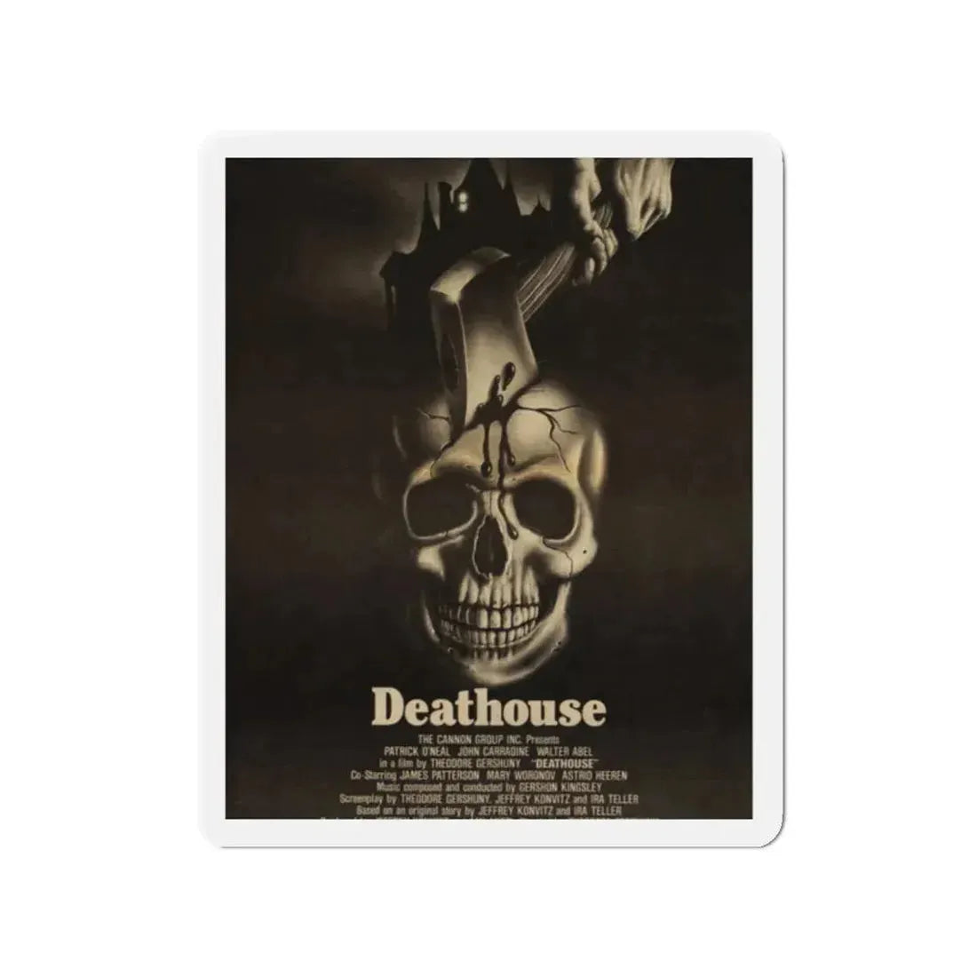 DEATHOUSE (SILENT NIGHT, BLOODY NIGHT) 1972 Movie Poster - Refrigerator Magnet 2 Inch - The Sticker Space