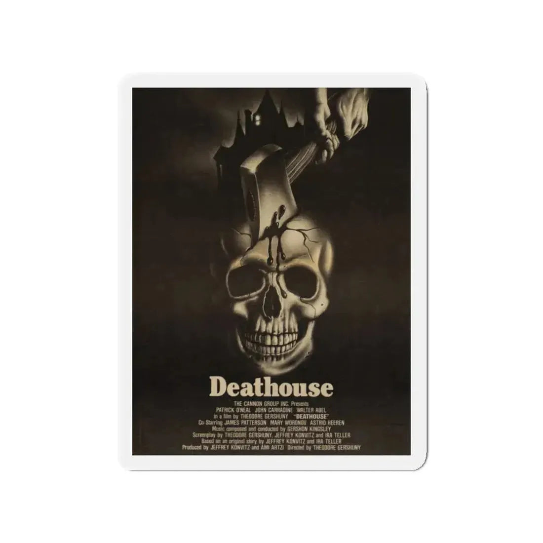 DEATHOUSE (SILENT NIGHT, BLOODY NIGHT) 1972 Movie Poster - Refrigerator Magnet 3 Inch - The Sticker Space