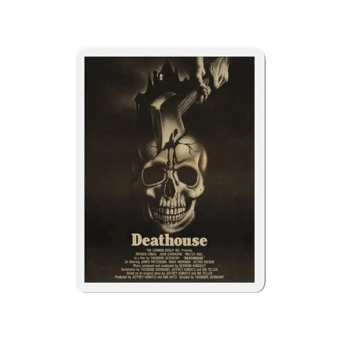 DEATHOUSE (SILENT NIGHT, BLOODY NIGHT) 1972 Movie Poster - Refrigerator Magnet 4 Inch - The Sticker Space