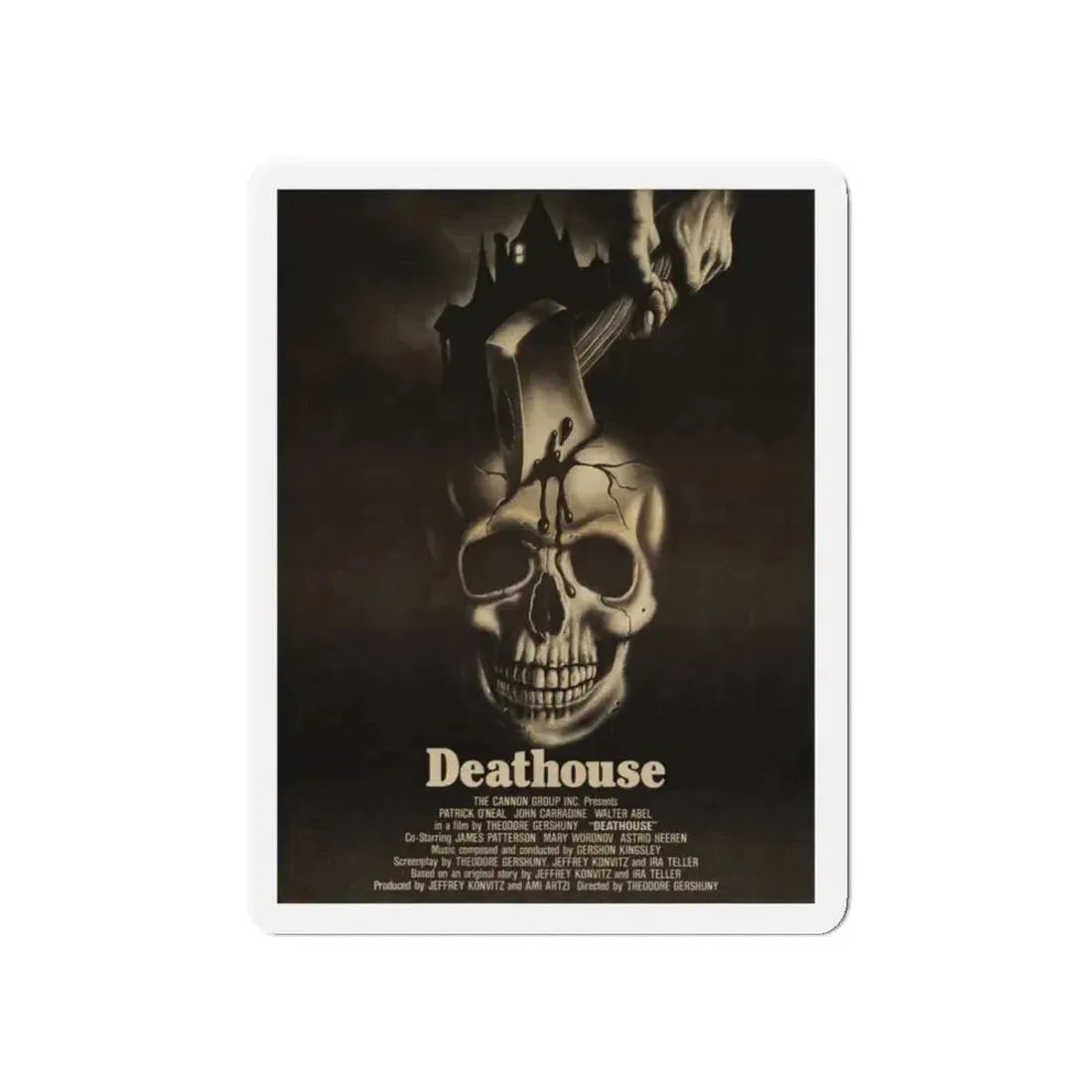DEATHOUSE (SILENT NIGHT, BLOODY NIGHT) 1972 Movie Poster - Refrigerator Magnet 5 Inch - The Sticker Space