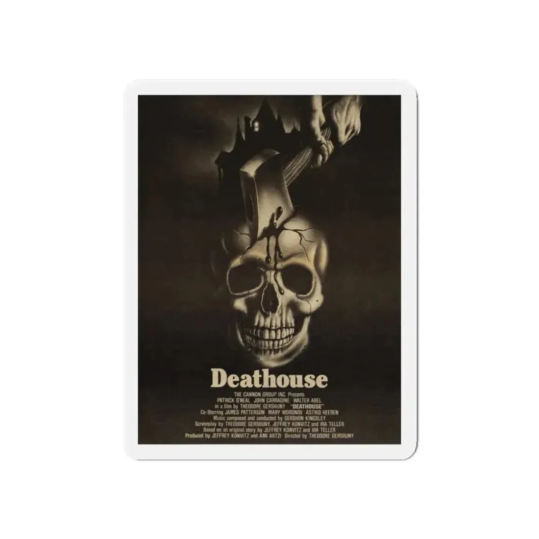 DEATHOUSE (SILENT NIGHT, BLOODY NIGHT) 1972 Movie Poster - Refrigerator Magnet 6 Inch - The Sticker Space