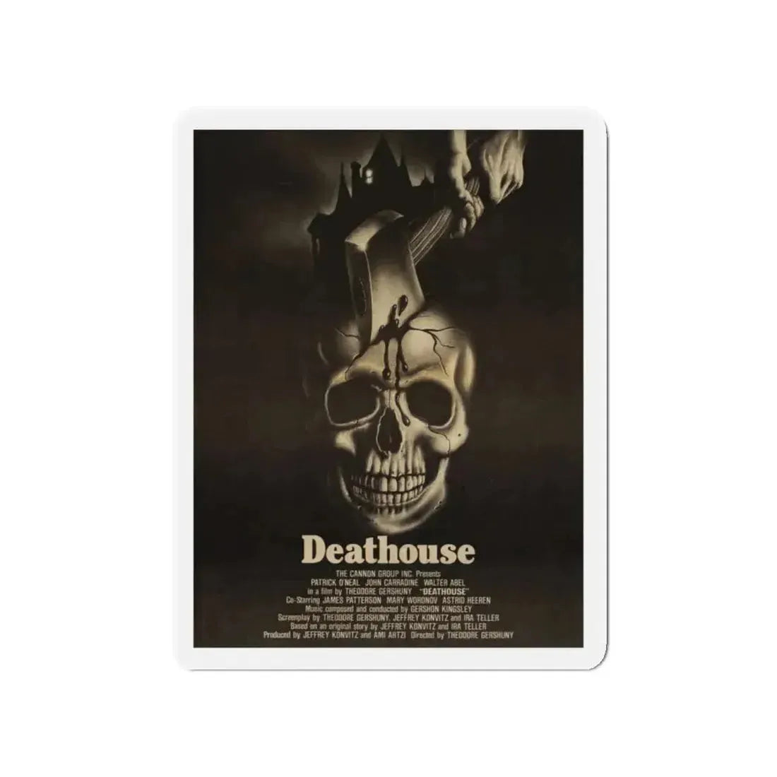 DEATHOUSE (SILENT NIGHT, BLOODY NIGHT) 1972 Movie Poster - Refrigerator Magnet - The Sticker Space