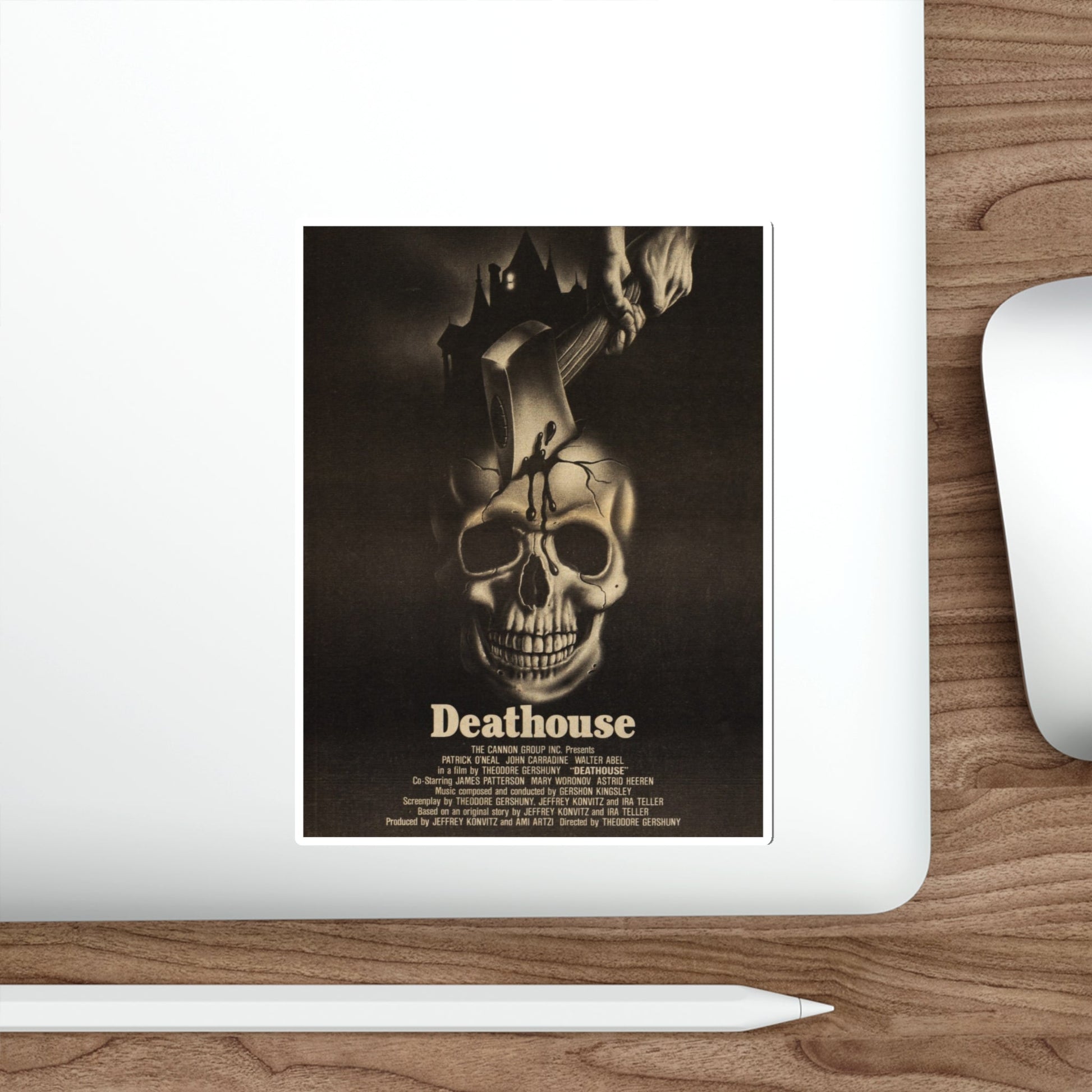 DEATHOUSE (SILENT NIGHT, BLOODY NIGHT) 1972 Movie Poster STICKER Vinyl Die-Cut Decal-The Sticker Space