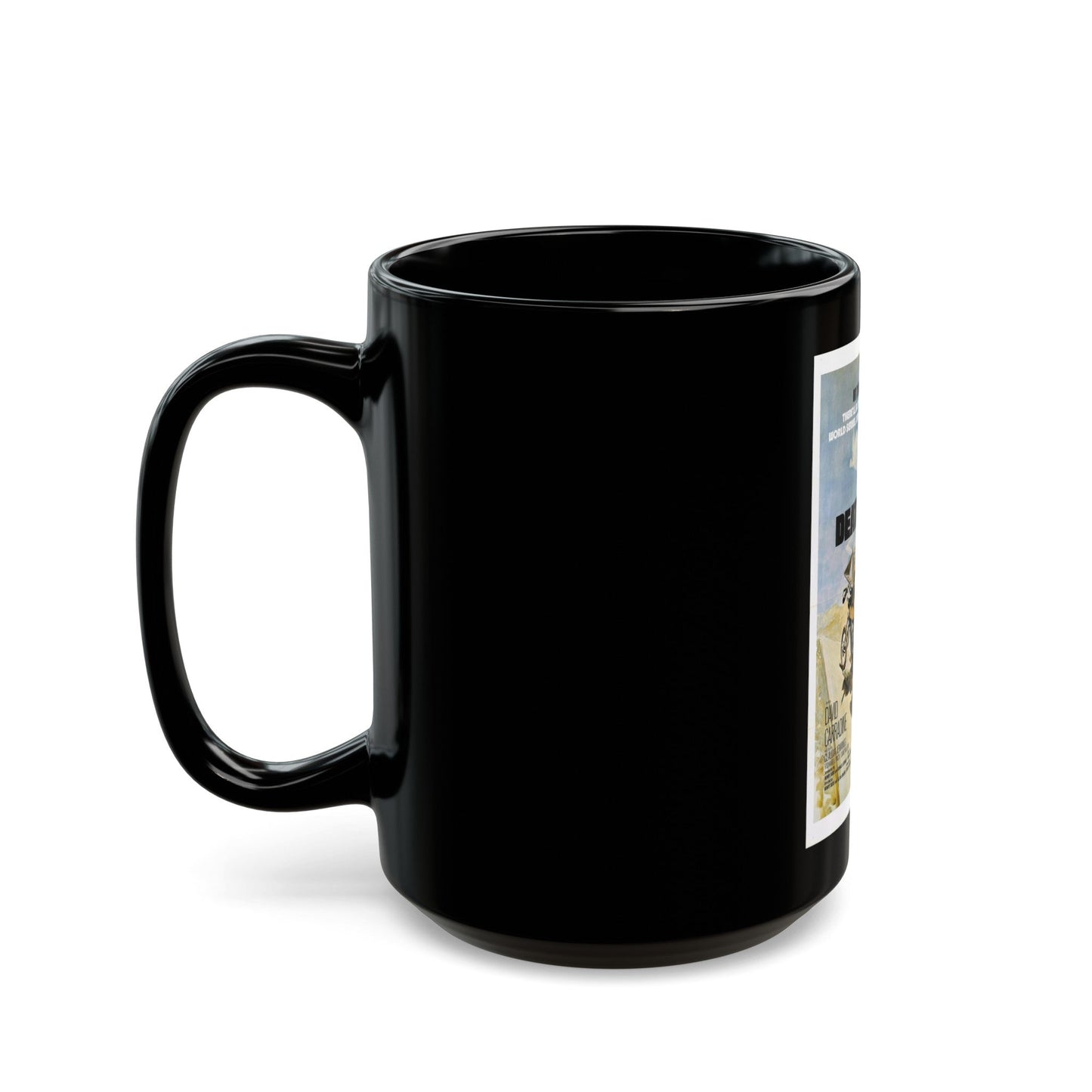 DEATHSPORT 1978 Movie Poster - Black Coffee Mug-The Sticker Space