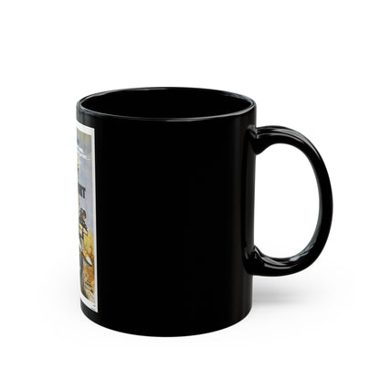 DEATHSPORT 1978 Movie Poster - Black Coffee Mug-The Sticker Space