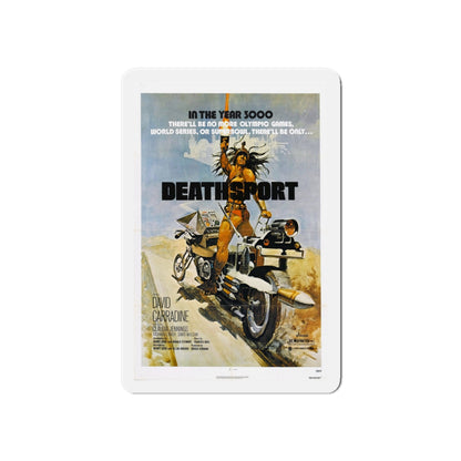 DEATHSPORT 1978 Movie Poster - Die-Cut Magnet-6 × 6"-The Sticker Space