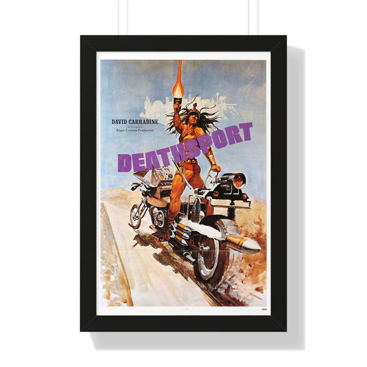 DEATHSPORT (2) 1978 - Framed Movie Poster-16″ x 24″-The Sticker Space