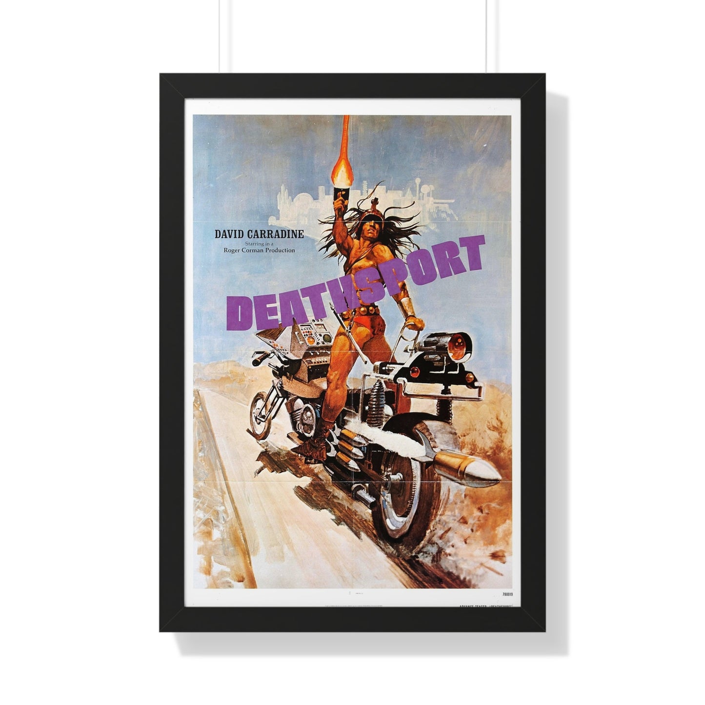 DEATHSPORT (2) 1978 - Framed Movie Poster-20" x 30"-The Sticker Space