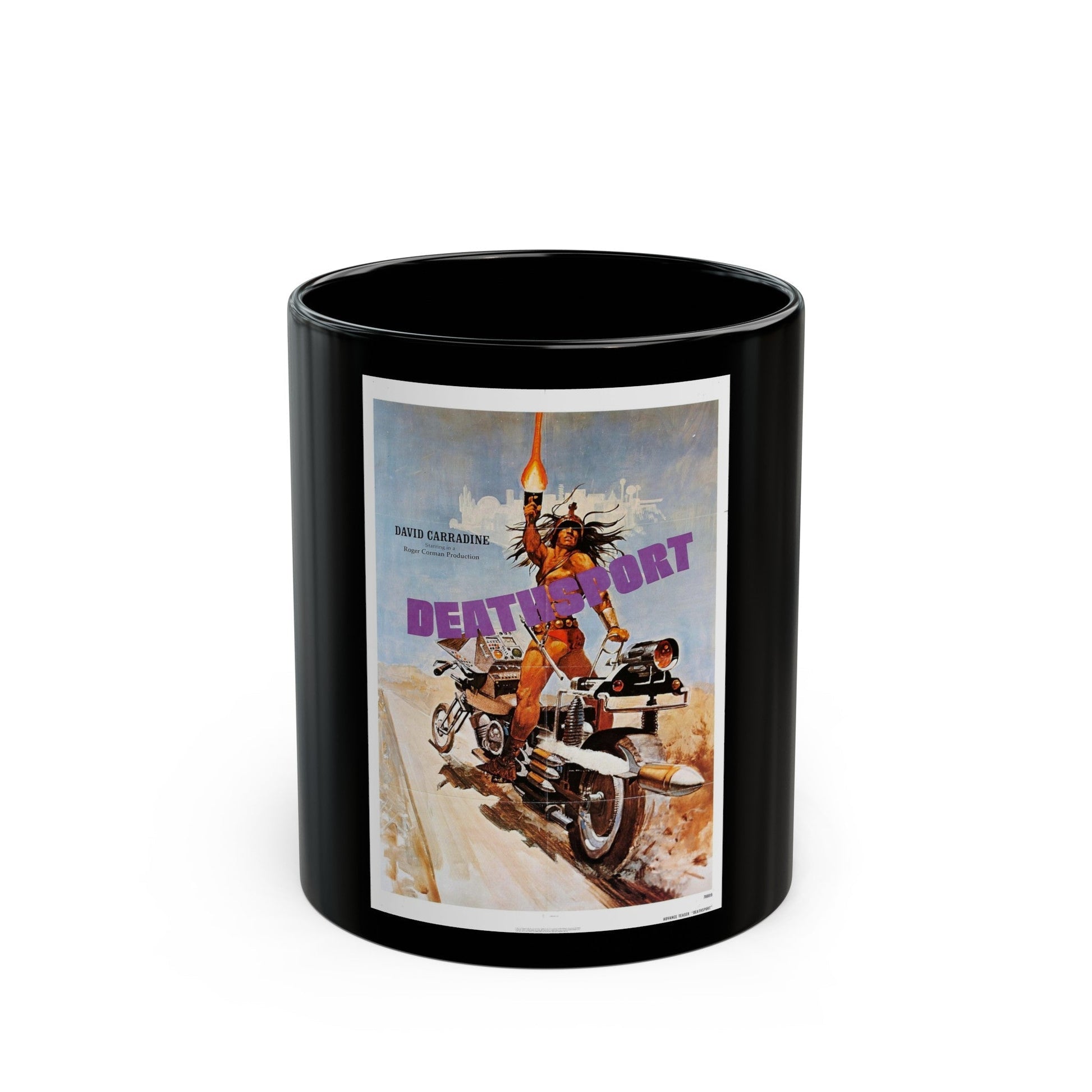 DEATHSPORT (2) 1978 Movie Poster - Black Coffee Mug-11oz-The Sticker Space