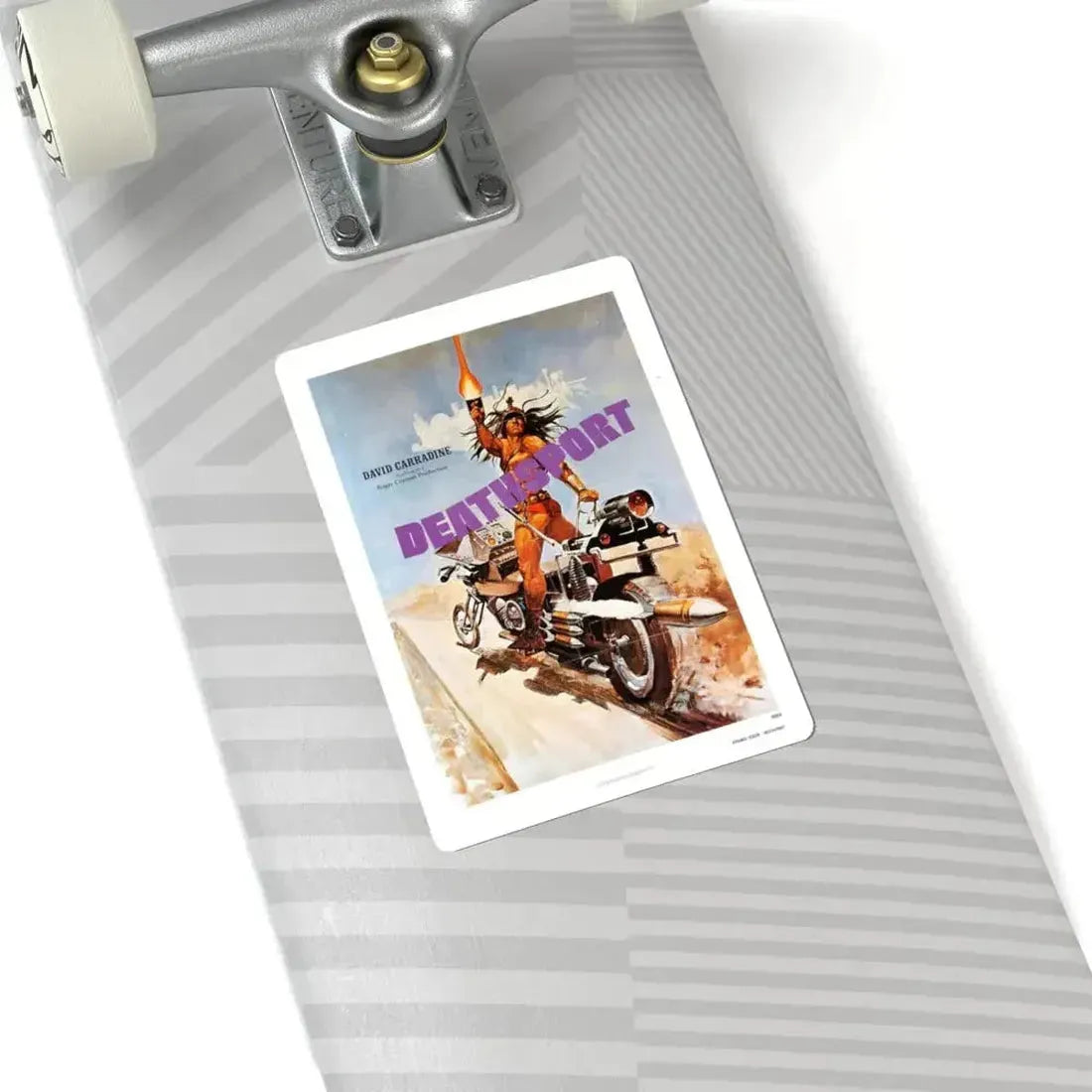 DEATHSPORT (2) 1978 Movie Poster - STICKER Vinyl Kiss-Cut Decal - The Sticker Space