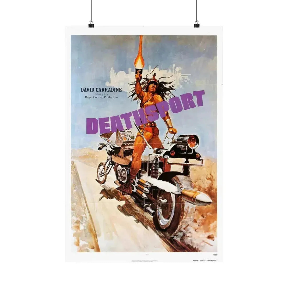 DEATHSPORT (2) 1978 - Paper Movie Poster 20″ x 30″ Matte - The Sticker Space