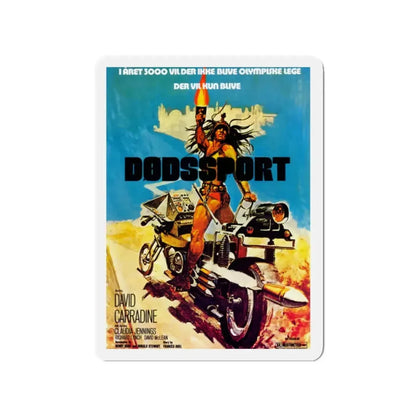 DEATHSPORT (DANISH) 1978 Movie Poster - Refrigerator Magnet 2 Inch - The Sticker Space