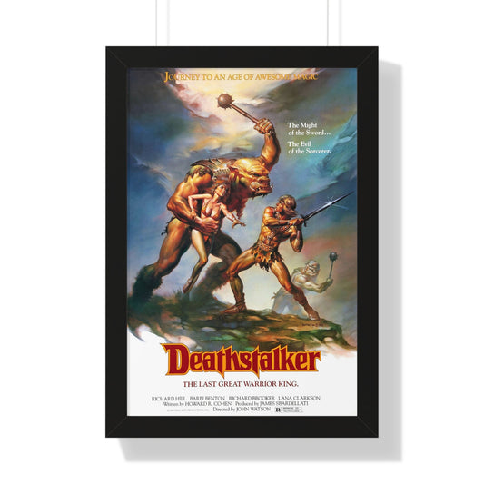 DEATHSTALKER 1983 - Framed Movie Poster-16″ x 24″-The Sticker Space